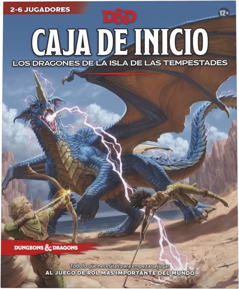 Dungeons & Dragons: Los Dragones de la Isla de las tempestades. Caja de inicio